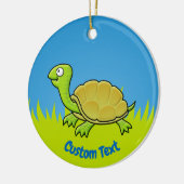 Cartoon Turtle Ceramic Ornament (Links)