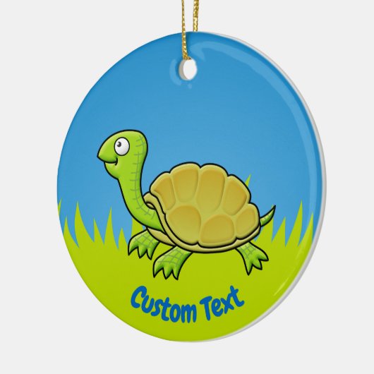 Cartoon Turtle Ceramic Ornament (Links)