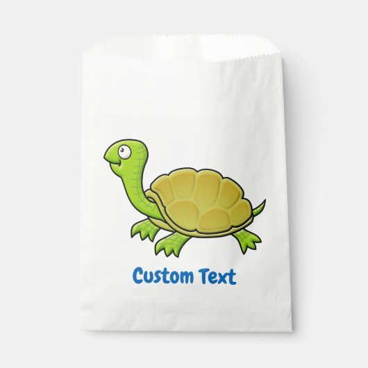 Cartoon Turtle Favor Bag Bedankzakje (Voorkant)
