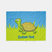 Cartoon Turtle Fleece Blanket Deken (Voorkant (Horizontaal))