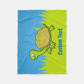 Cartoon Turtle Fleece Blanket Deken (Voorkant)