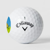 Cartoon Turtle Golfballen (Logo)