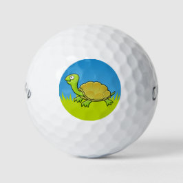 Cartoon Turtle Golfballen