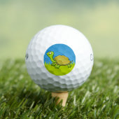 Cartoon Turtle Golfballen (Insitu Shirt)