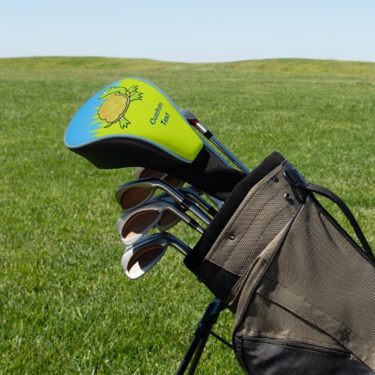Cartoon Turtle Golfheadcover (Insitu)