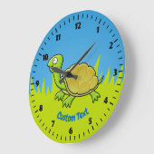 Cartoon Turtle Grote Klok (Hoek)