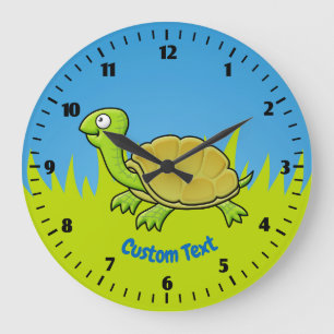 Cartoon Turtle Grote Klok