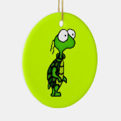 Cartoon Turtle Keramisch Ornament (Rechts)