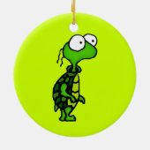 Cartoon Turtle Keramisch Ornament (Achterkant)