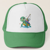  Cartoon Turtle Kids Hat Trucker Pet (Voorkant)
