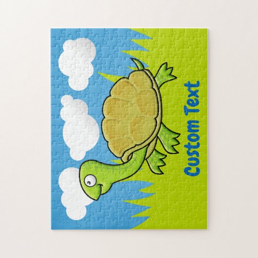 Cartoon Turtle Legpuzzel (Verticaal)
