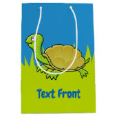 Cartoon Turtle Medium Gift Bag Cadeauzakje (Voorkant)