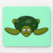 Cartoon Turtle Muismat (Voorkant)