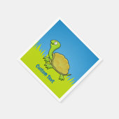Cartoon Turtle Napkins Servet (Hoek)