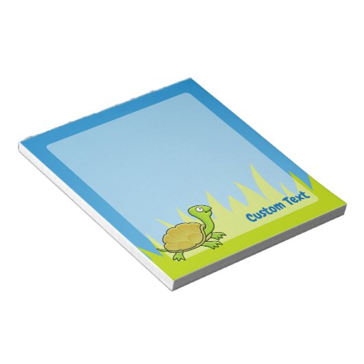 Cartoon Turtle Notitieblok (Schuin)