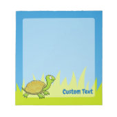 Cartoon Turtle Notitieblok (Voorkant)