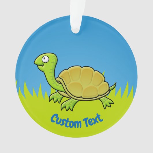 Cartoon Turtle Ornament (voorkant)