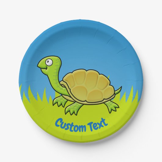 Cartoon Turtle Paper Bord (Voorkant)