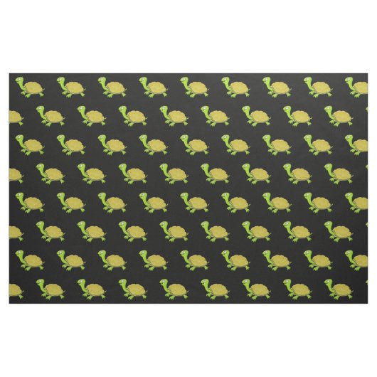 Cartoon Turtle Pattern Stof (Fat Quarter)