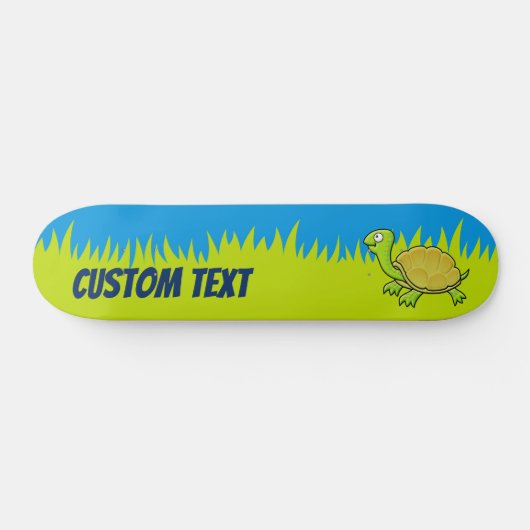 Cartoon Turtle Persoonlijk Skateboard (Horizontaal)