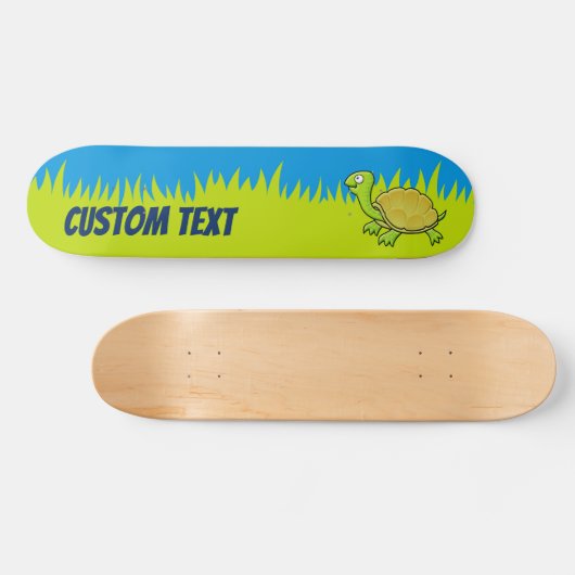 Cartoon Turtle Persoonlijk Skateboard (Horizontaal)