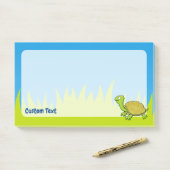 Cartoon Turtle Post-it® Notes (Op bureau)