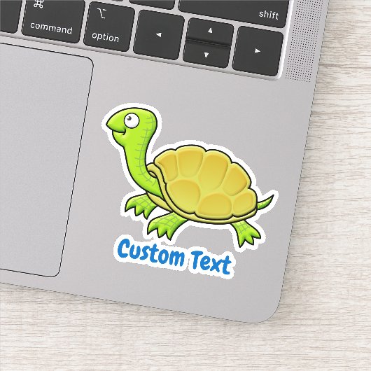 Cartoon Turtle Sticker (Detail)