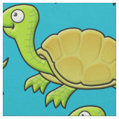 Cartoon Turtle Stof (Close Up)