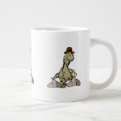 Cartoon Tyrannosaurus Dinosaur Explorer Grote Koffiekop (Rechts)