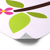 Cartoon Uil Kinderen Muur Kunst Poster (Hoek)