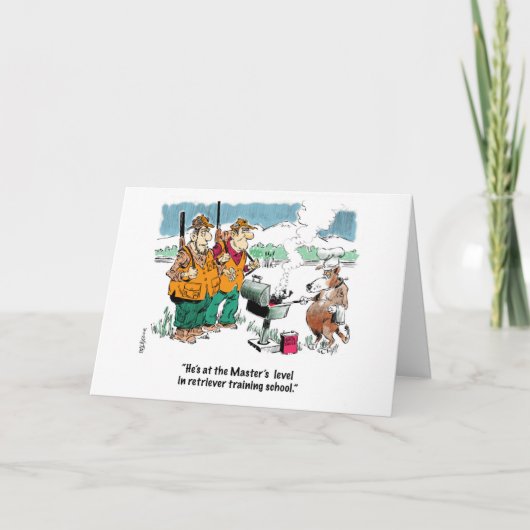 Cartoon uitnodigen voor een kok-out (Voorkant)