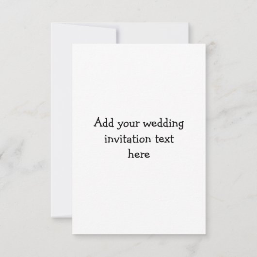 Cartoon uitnodiging voor bruiloft (Achterkant)