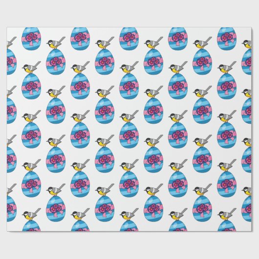 Cartoon - Uitstekend met paaseieren Cadeaupapier (Vlak)