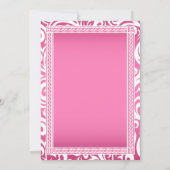 Cartoon Unicorn Birthday Kaart (Achterkant)