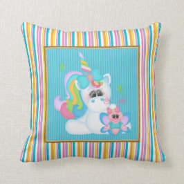 Cartoon Unicorn Kinder kamer gooit kussen