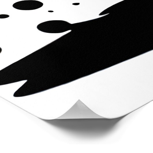 Cartoon uniek buitenaards wezen | AI Art Poster (Hoek)