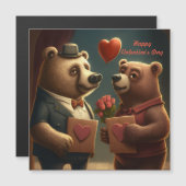 cartoon valentijns beer (Voorkant / Achterkant)