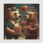 cartoon valentijns beer (Voorkant)