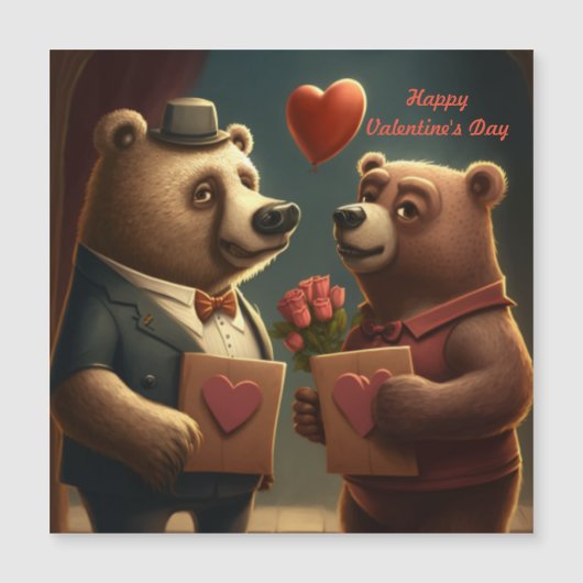cartoon valentijns beer (Voorkant)