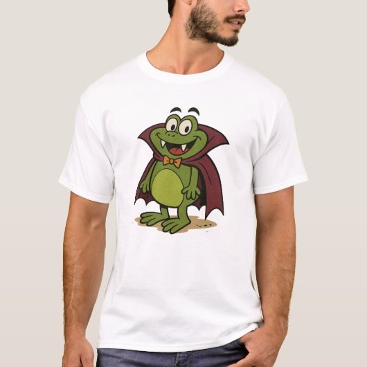 Cartoon Vampire Frog T-shirt (Voorkant)