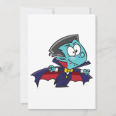 Cartoon Vampire Uitnodigingen (Voorkant)