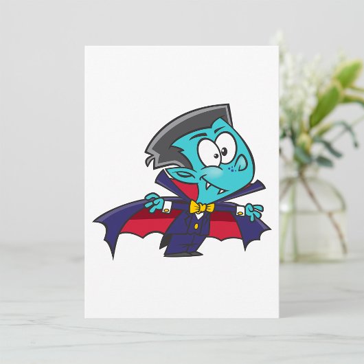 Cartoon Vampire Uitnodigingen