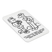 Cartoon van Actor die Hamlet speelt met producent Magneet (Rechterzijde)