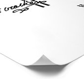 Cartoon van advocaat 5298 poster (Hoek)