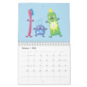 Cartoon van apparatuur, gereedschappen en instrume kalender (Feb 2026)