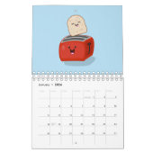 Cartoon van apparatuur, gereedschappen en instrume kalender (Jan 2026)