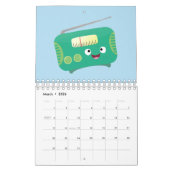 Cartoon van apparatuur, gereedschappen en instrume kalender (Mar 2026)