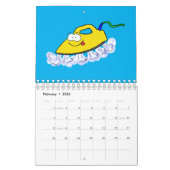 Cartoon van apparatuur, gereedschappen en instrume kalender (Feb 2026)