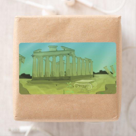 Cartoon van Atlantas Etiket (Insitu)