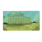 Cartoon van Atlantas Etiket (Voorkant)